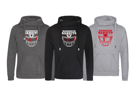 CROSS NECK HOODIE MASK